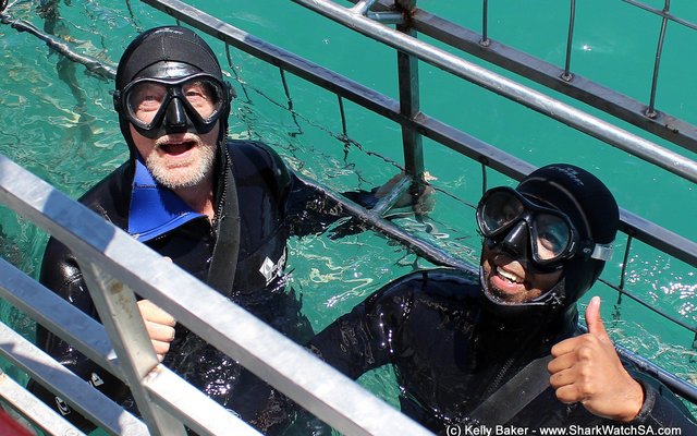 Marine Dynamics hosted Minister of Tourism, Derek Hanekom (Image courtesy of Marine Dynamics)